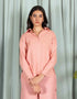 JACQUARD COLLARED BACK TALE SHIRT